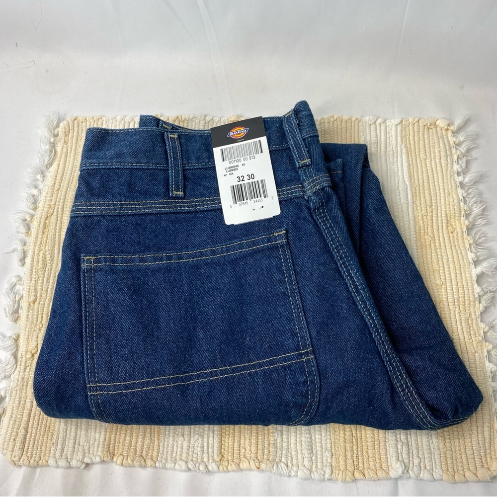 DICKIES NWT WORKWEAR CARPENTER DENIM BLUE JEANS SZ 32 X 30 LU200RNB INDUSTRIAL